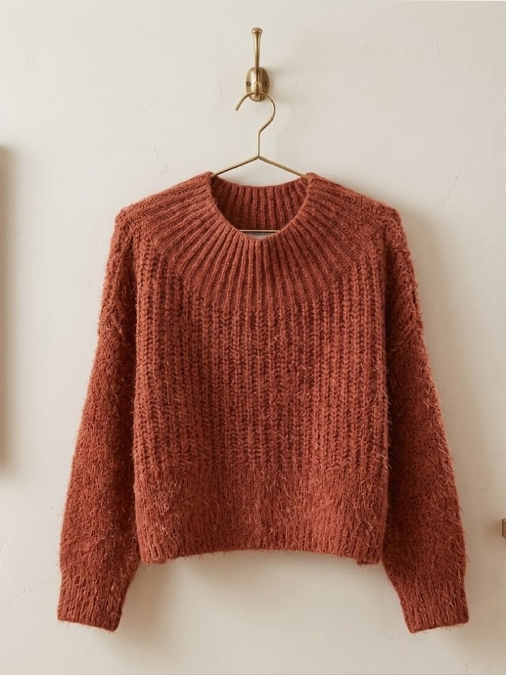 Cozy Rust Sweater